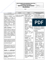 Identificaciòn de Procesos Pelgrosos