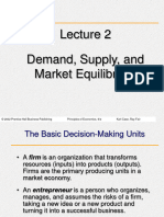 Chapter 2, Demand, Supply and Equilibrium