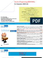 FALL Semester (2023-24) : Basic Electrical Engineering (IEEE102L)