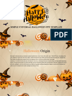 Cute Cartoon Style Halloween Powerpoint Templates