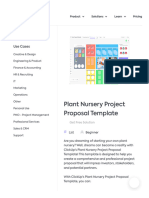 Plant Nursery Project Proposal Template - Template by ClickUp™