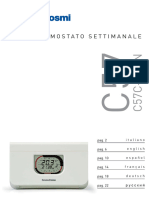 Cronotermostato Settimanale: Pag. 2 Pag. 6 Pag. 10 Pag. 14 Pag. 18 Pag. 22