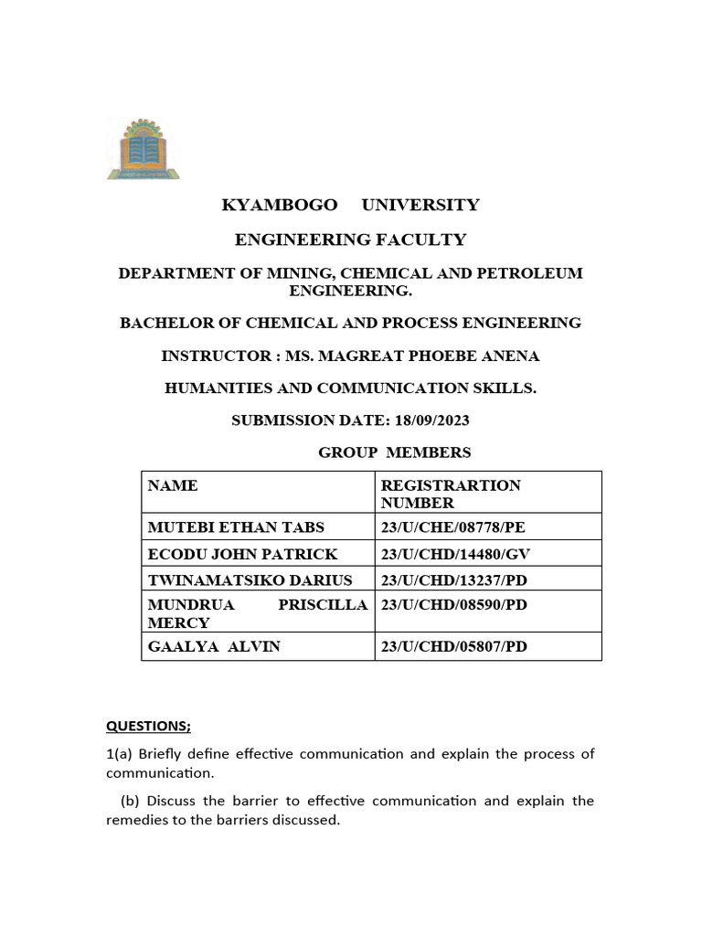 Engineering Communication Skills | PDF | Communication | Team Building