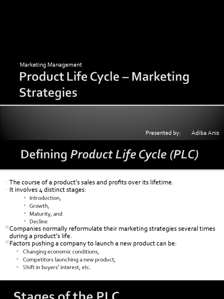 Product Life Cycle PDF Marketing Profit (Economics)