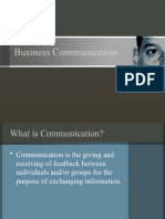 Business Communication and Feedback