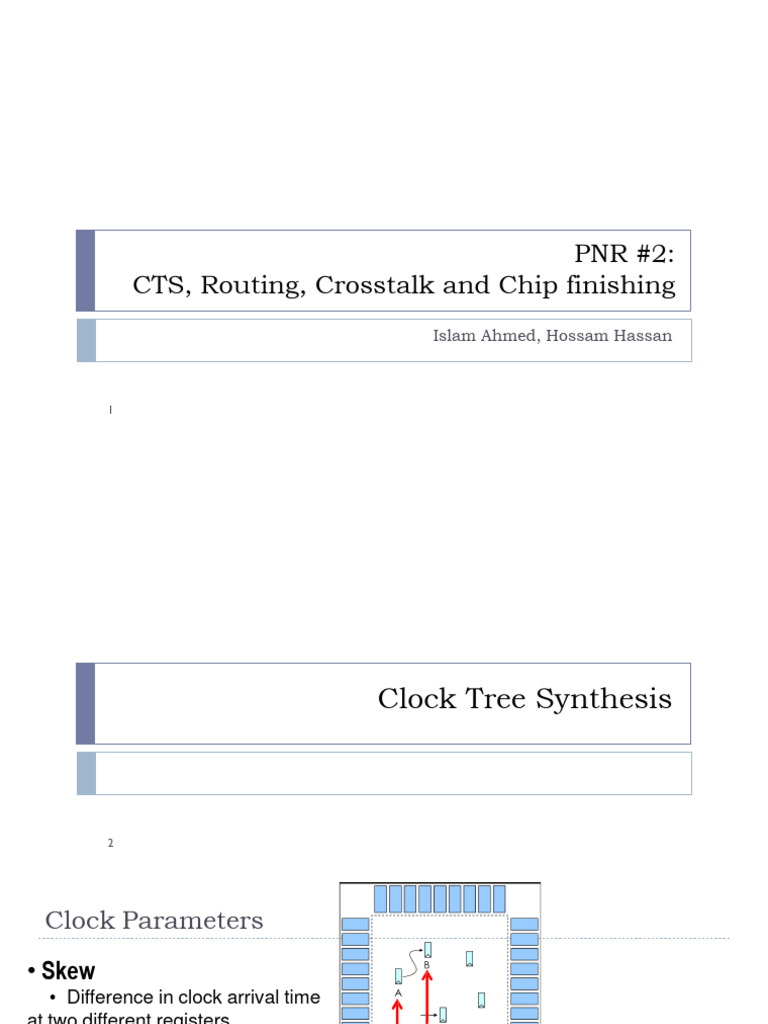 PnR-II-CTS Routing Chip Finishing | PDF | Inductance | Electricity