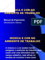 Musica e Cor No Ambiente de Trabalho