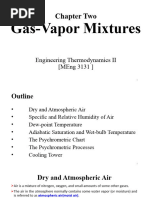 Gas Vapor Mixtures