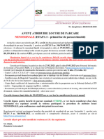 ANUNT Atribuire Locuride Parcare NENOMINALE (B1, B2, B3, B4, B5, B6, B7, B8, B9, B10 Și C1) - MARTIE 2023