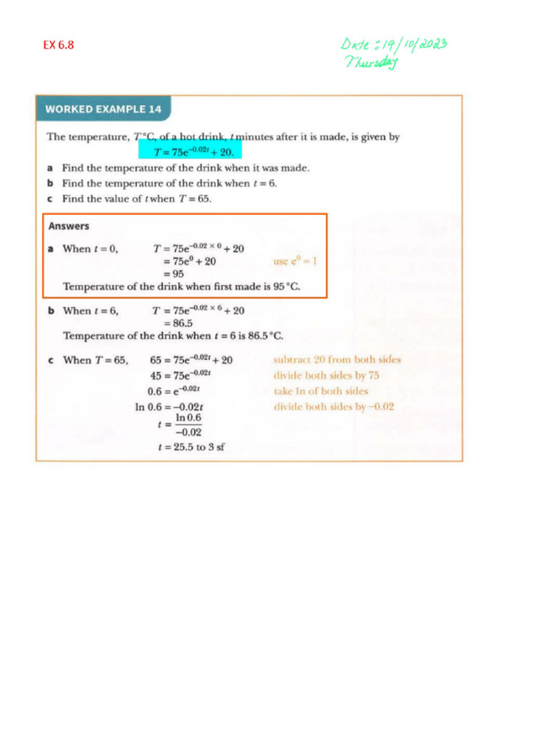 G9 Add Maths Exponential Graphs | PDF