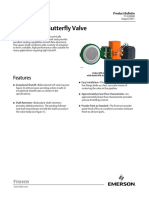 Product Bulletin Fisher 8540 Butterfly Valve en 7705450