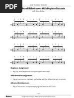 All 40 Drum Rudiments | PDF | Music Theory | Musical Techniques