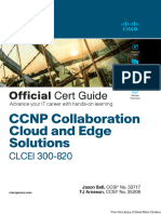 CCNP Collaboration Cloud and Edge Solutions CLCEI 300-820