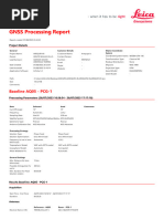 GNSS Processing Report: Baseline AQ05 - PCG-1