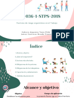 Factores de Riesgo Ergonomico de Aceurdo A NOM-036-1-STPS-2018