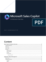 Microsoft Sales Copilot - Architecture Overview
