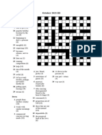 Crossword October 2023 III With Solution