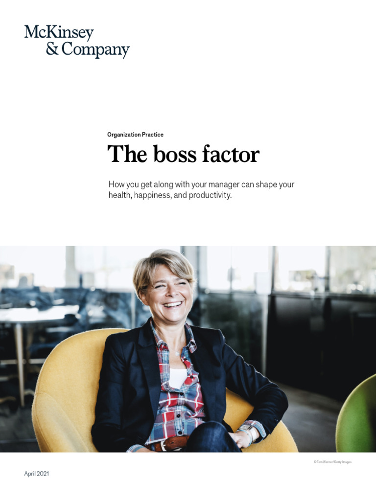 The Boss Factor PDF Job Satisfaction Gross Domestic Product