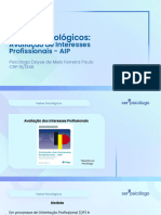 Testes Psicológicos:: Avaliação de Interesses Profissionais - AIP