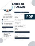 Blue Professional Modern CV Resume