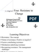 Chapter Resistance To Change