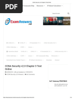 CCNA Security v2.0 Chapter 3 Test Online