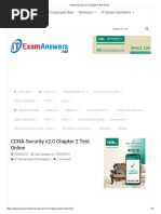 CCNA Security v2.0 Chapter 2 Test Online