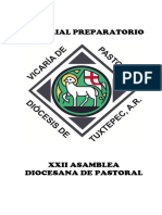 MATERIAL PREPARATORIO Asamblea XXII 25 Al 27 de Oct