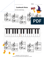 HALL05 - Music Worksheet - Landmark Notes