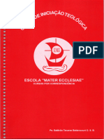 Curso de Iniciação Teológica - Mater Ecclesiae - Pe. Estevão Bettencourt