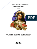 Plan de Gestion Del Riesgo 2023