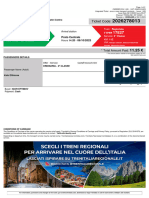 Ticket Code:: Bologna Centrale 06/10/2023