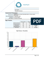 Personality Assessment Report NFFPS 30
