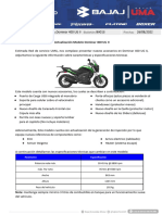 BA013. Actualización Modelo Dominar 400 UG II