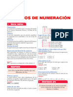 Conceptos de Numeración para Segundo Grado de Secundaria