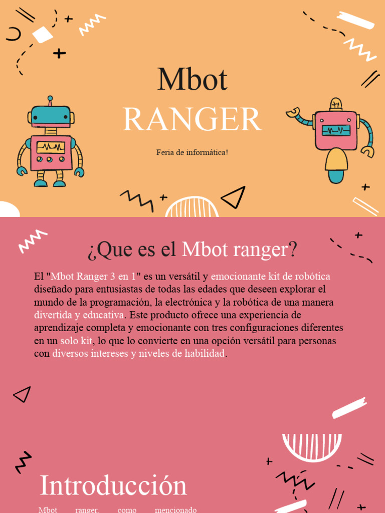 Mbot Ranger: Kit de Robótica 3 en 1 | PDF
