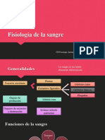 Fisiología de La Sangre