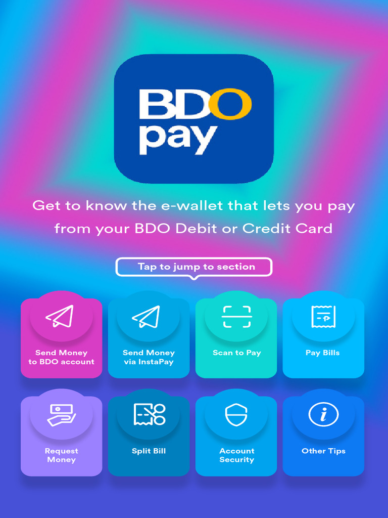 BDO Pay Ultimate Guide PDF Qr Code Credit Card