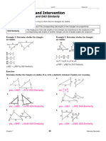 7-4 Study Guide and Intervention: Similar Triangles: SSS and SAS Similarity