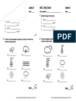 Brainy kl5 Short Tests Unit 1 Lesson 3