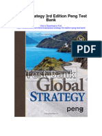 Global Strategy 3rd Edition Peng Test Bank