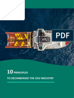 10 Principles To Decarbonise The OSV Industry