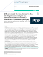 Efek Amelioratif Dari Nanokurkumin Dan Dinding Sel Saccharomyces Saja Dan Dalam Kombinasi Terhadap Aflatoksikosis Pada Ayam Pedaging