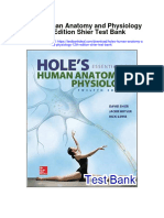 Holes Human Anatomy and Physiology 12th Edition Shier Test Bank