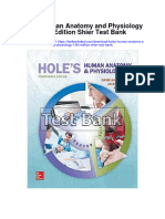Holes Human Anatomy and Physiology 14th Edition Shier Test Bank