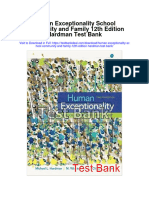 Human Exceptionality School Community and Family 12th Edition Hardman Test Bank