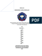 Format Tugas Makalah