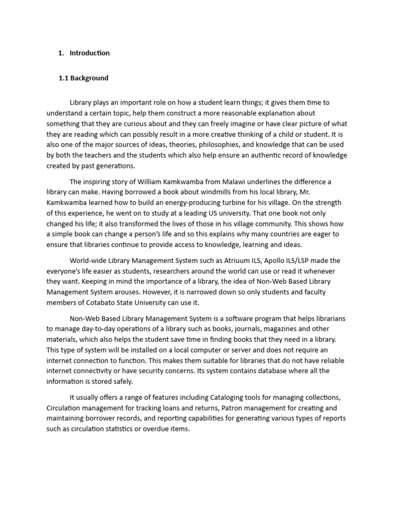 Introduction For Title Defense PDF Libraries Databases