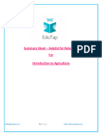 Summary Sheet - Introduction To Agriculture Lyst8054