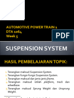 Week 5 Suspension System